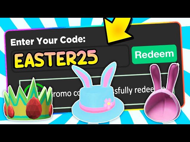*6 NEW CODES* ALL APRIL 2025 Roblox Promo Codes For ROBUX and FREE Items 2025!