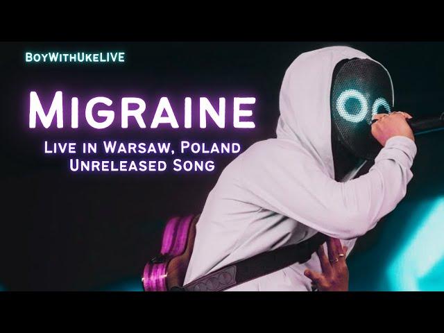 BoyWithUke - "Migraine" LIVE in Warsaw, Poland 08/13/2023