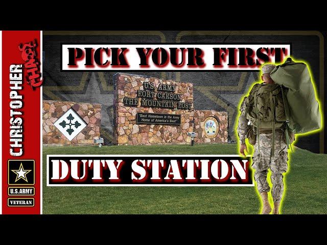 You can pick your first duty station in the army?