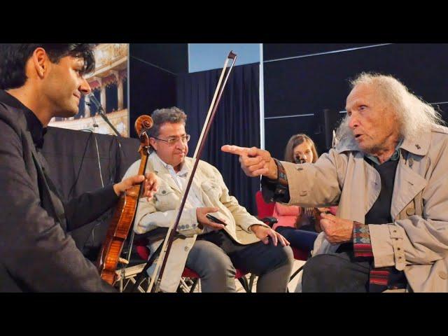 This is how Ivry Gitlis Advises Violinist