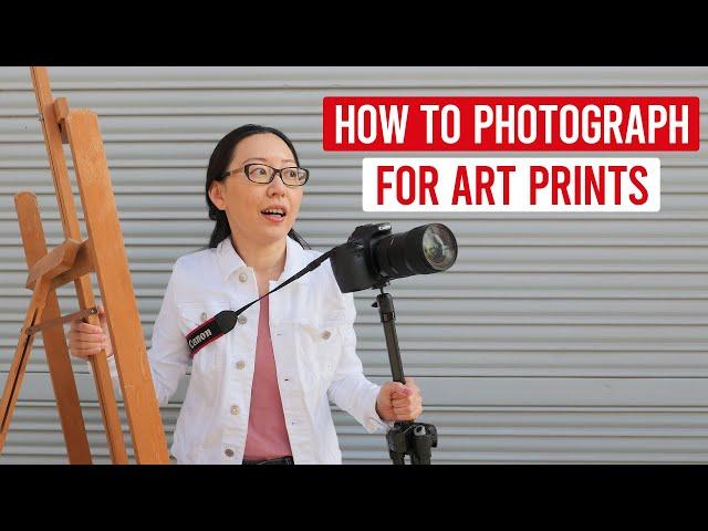 How to Take Better Photos of Your Art for Art Prints