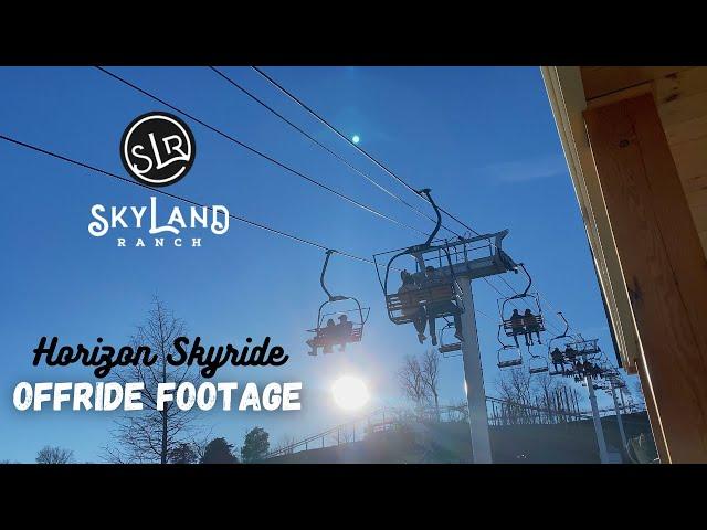 1 Minute of Horizon Skyride Offride | SkyLand Ranch Chairlift, January 2023