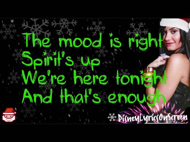 Demi Lovato - Wonderful Christmas Time (Lyrics On Screen) - HD