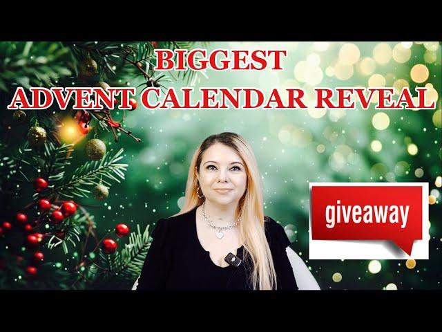 BIGGEST ADVENT CALENDAR REVEAL! Luxury beauty! #giveaway Vlogmas Intro!