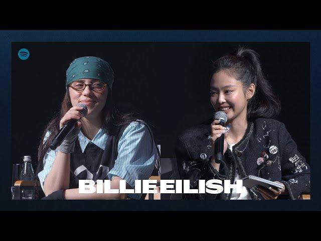 Spotify Presents: Billie Eilish HIT ME HARD AND SOFT Q&A with JENNIE