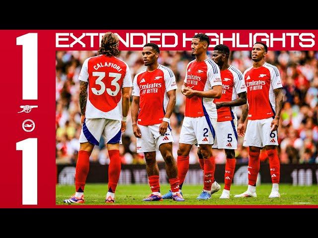 EXTENDED HIGHLIGHTS | Arsenal vs Brighton & Hove Albion (1-1) | Havertz scores in controversial draw