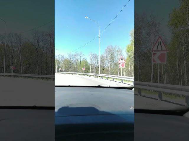 Ситуация на М12 сегодня. Сьезд с М12 на ЦКАД в районе Орехово-Зуева.