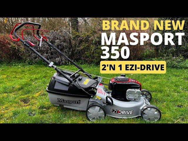 Masport 350 Mower First Look & Use.