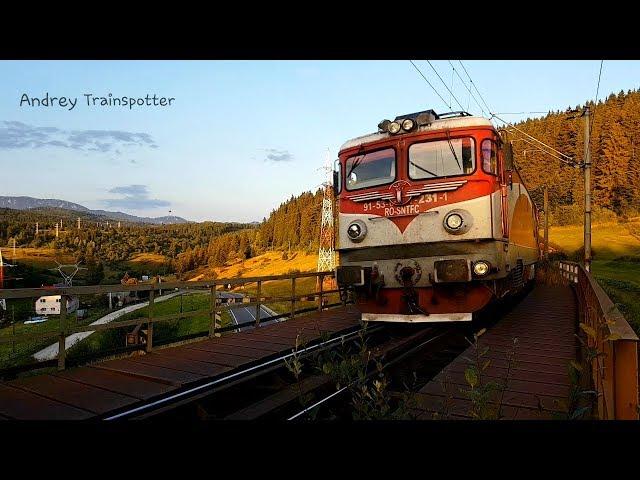 Trenuri în România prin munți / Trains in Romania