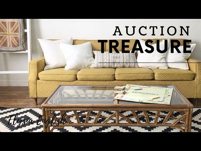 Auction To Treasure | My Brightest Find Yet! | Up-cycled Decor | Thrift Shop | Vintage Home Decor