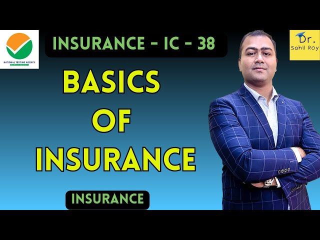 Basics of Insurance | Dr. Sahil Roy