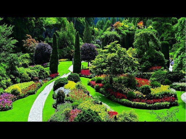 4K HDR Video – Beautiful Flower Garden in Canada, The Butchart Gardens