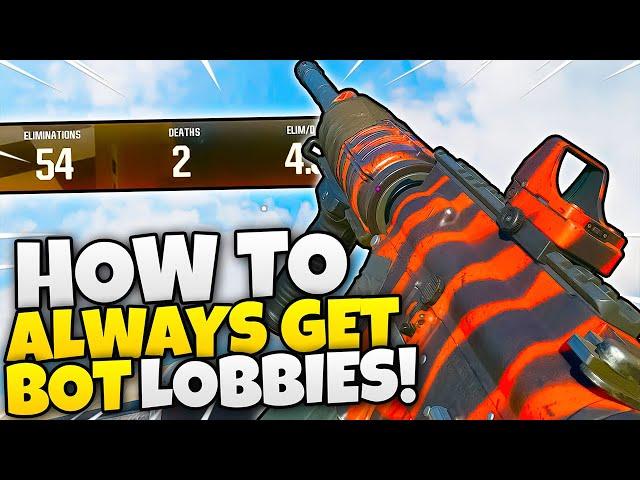 How YOUTUBERS ALWAYS GET *EASY LOBBIES* in BLACK OPS 6!  *BOT LOBBY* COD BO6 Gameplay