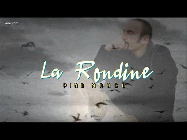 Pino Mango - LA RONDINE (Lyrics/Testo)