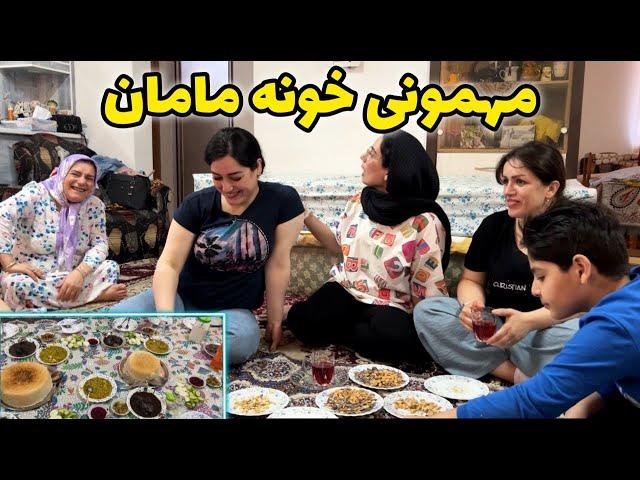 همه با هم رفتیم خونه مامان مهمونی ولاگ روزانه و روزمرگی