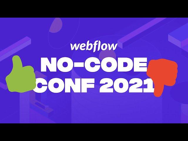 Reacting to Webflow's No-Code Conference Announcements