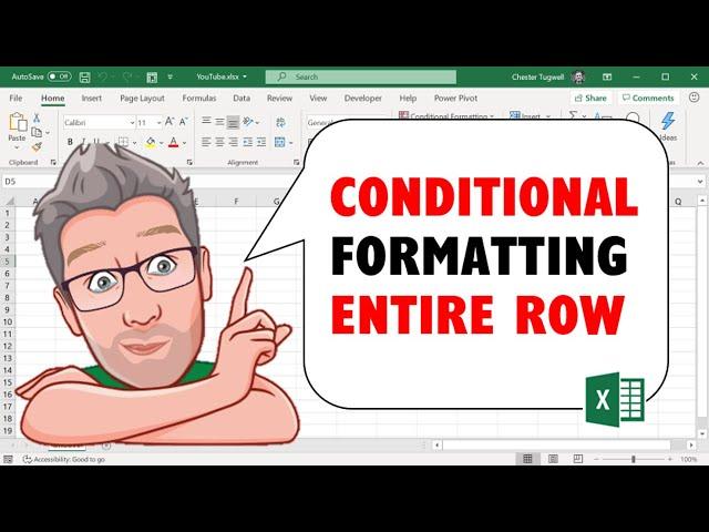 Apply Conditional Formatting to an ENTIRE Row | COLOR Row Based on CELL VALUE