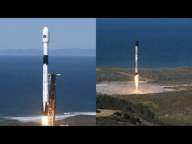 Falcon 9 launches NROL-87 and Falcon 9 first stage landing