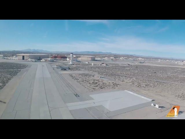 F-16 Tower fly-by at Edwards Air Force Base