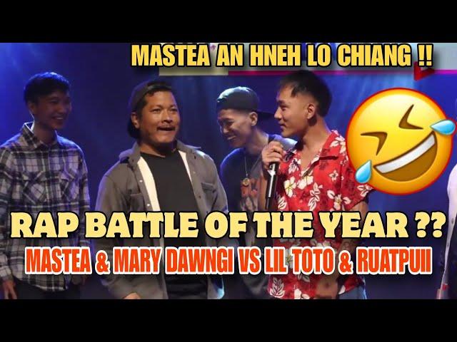 Rap Battle La Pui Ber ?? MASTEA & MARY DAWNGI VS LIL TOTO & RUATPUII [ THE PIT SHOW OFF ] Reaction !