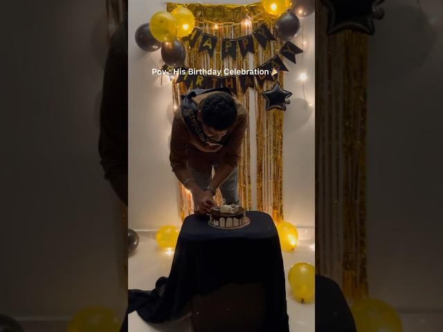 His Birthday Celebration  Mini Vlog-22 #soulmate #birthday #birthdaycelebration #cake #decoration