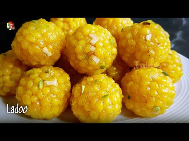 Perfect Boondi ladoo | Indian Sweet | Festival Special Ladoo Recipe | How to Make Ladoo | Foodworks