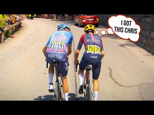 Tom Pidcock & Chris Froome Epic Battle on Alpe d'Huez | Tour de France 2022 Stage 12