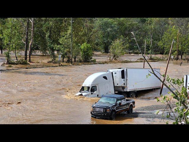 Helene Flooding and Storm Damage in Haywood County, Western North Carolina