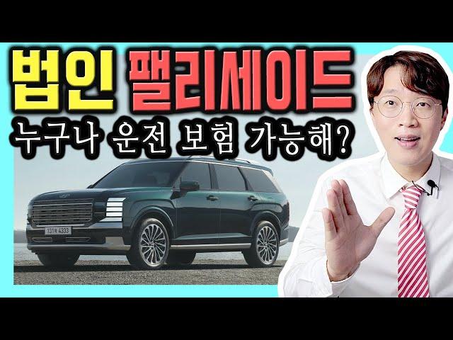 팰리세이드 9인승 장기렌트 카 / 법인 사업자 누구나 운전 보험 특판