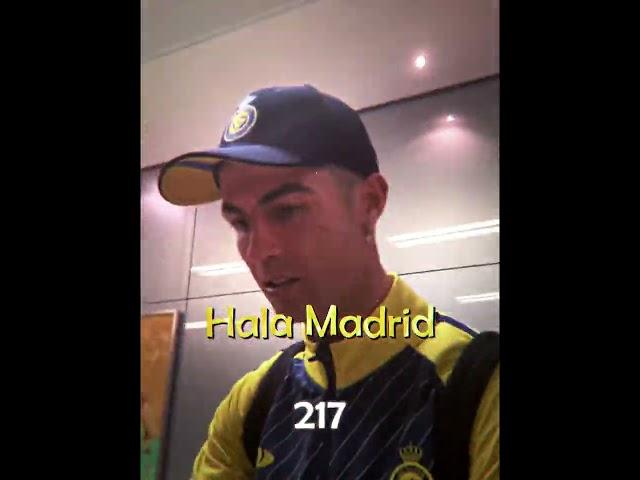 Hala Madrid - Cristiano Ronaldo #shorts #ronaldo #halamadrid #fyp #football