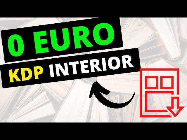 KDP Interior für 0 Euro selbst in Canva erstellen