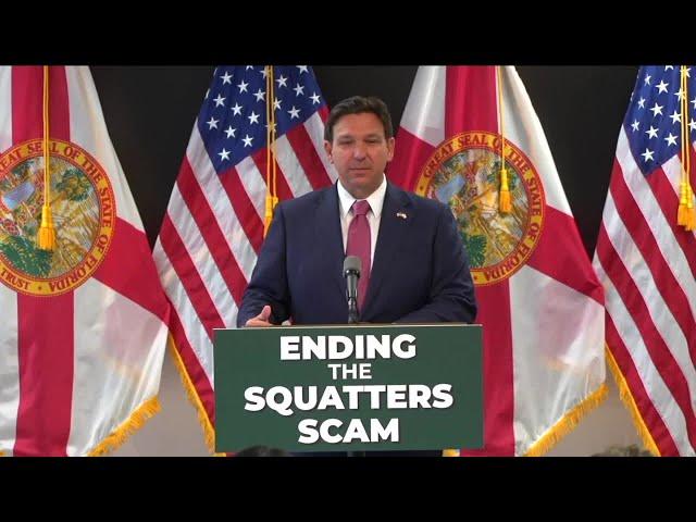 Florida Gov. Ron DeSantis signs law squashing squatters' rights