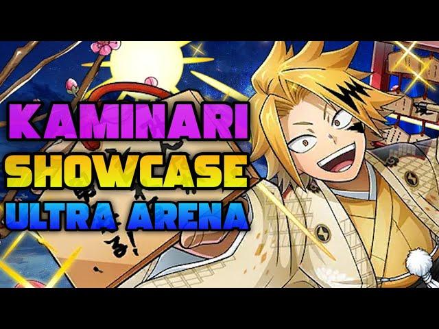 KAMINARI IS *MID?!* SHOWCASE!!! | My Hero Ultra Impact