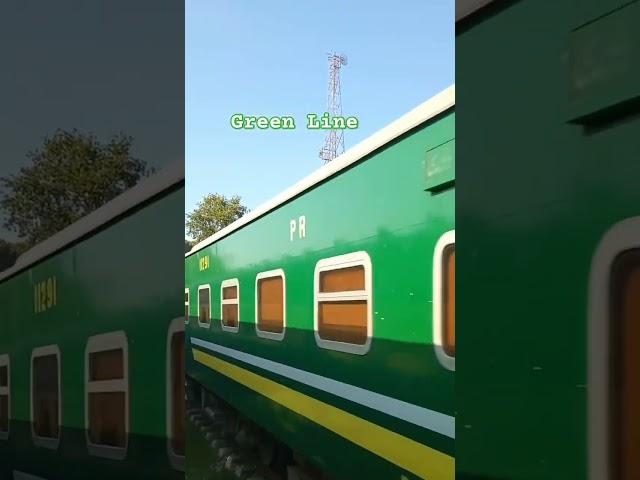 Green Line Islamabad to Karachi Train Pakistan Railways