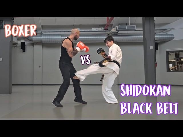 INTENSE Boxing vs Karate Sparring in Kickboxing Rules!