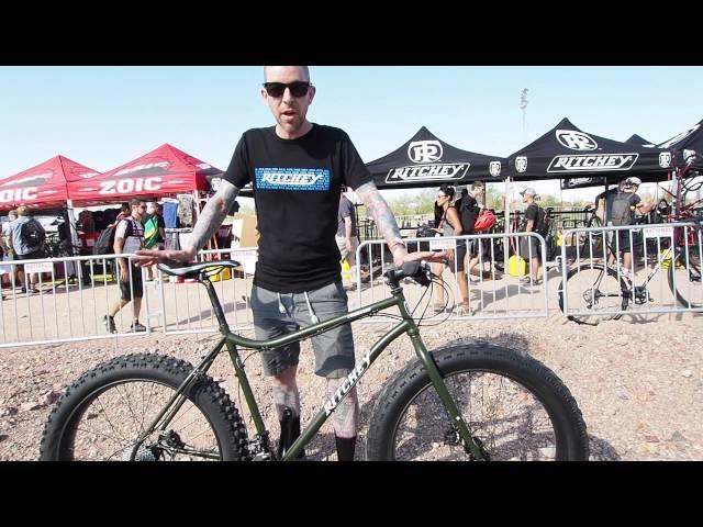 Sean from Ritchey talks about the fat bike Commando at interbike 2015