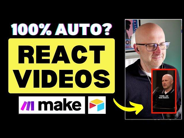 FULLY Automated Reaction Videos (with Make.com & Airtable)