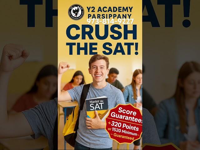 #1 SAT Score Guarantee Program in NJ. #SATPrep #Y2Academy #SATClass  #FullDayPrep #GuaranteedScore