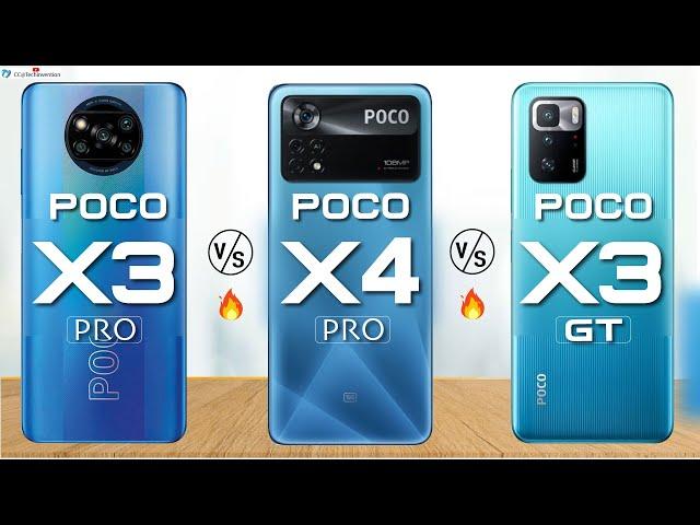 Poco X3 Pro vs Poco X4 Pro vs Poco X3 Gt | Full Comparison | Which is Best 2022