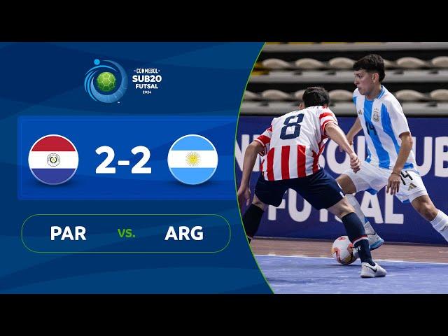 PARAGUAY vs. ARGENTINA [2-2] | RESUMEN | CONMEBOL SUB20FS | FASE DE GRUPOS