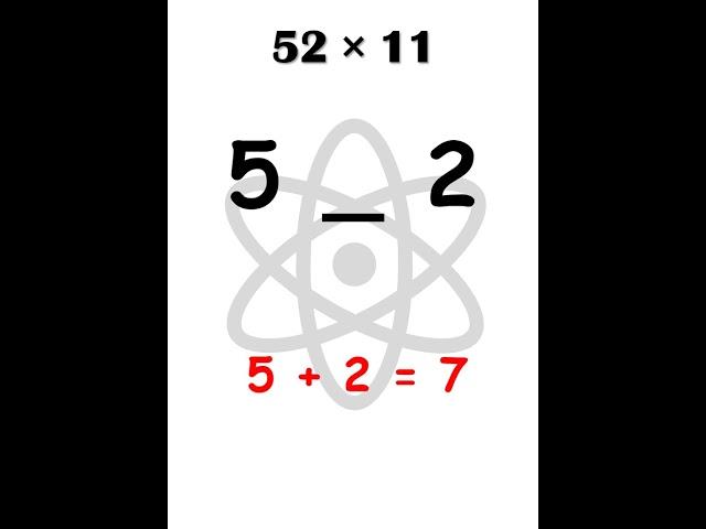 Multiply any 2-digit number by 11 - Instantly! #mathstricks #maths