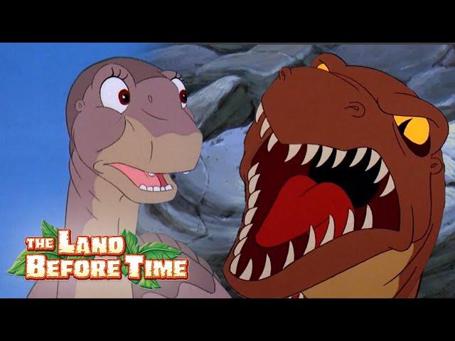 Littlefoot outsmarts Sharpteeth! | Movie Clip | The Land Before Time