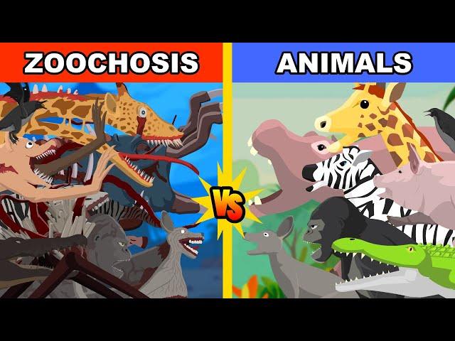 Zoochosis vs Wild Animals | Monster Animation