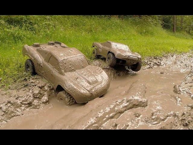 Traxxas Slash 4x4 KillerBodyRC Mud Bogging!