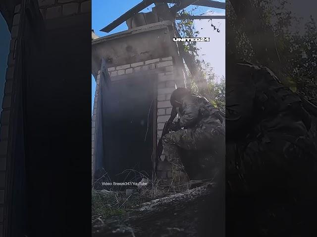 Ukrainian Fighters Clearing Basement With Russian Soldiers #warinukraine