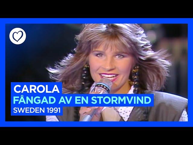 Carola - Fångad Av En Stormvind | Sweden  | Winner of Eurovision 1991