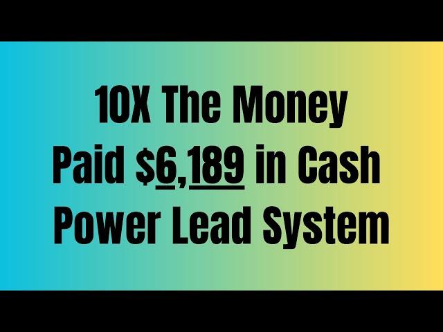 Power Lead System | Cash Proof Review | $6,189 Withdrawl