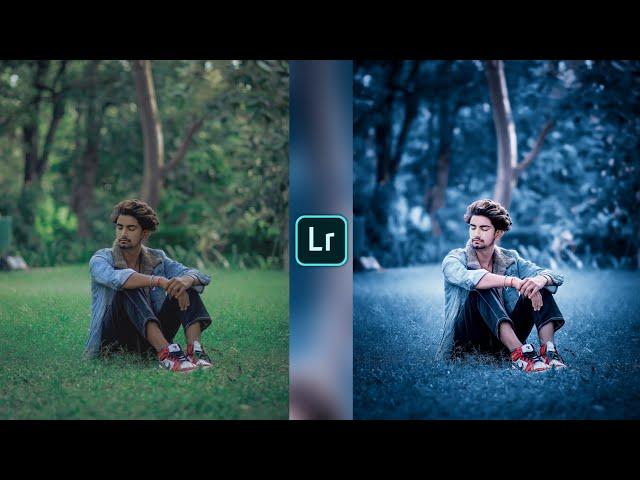 Dark Blue Tone Lightroom Photo Editing | Lightroom Presets Download Free