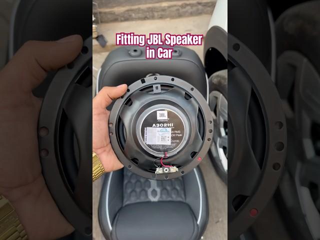 Fitting JBL Speaker in Car 