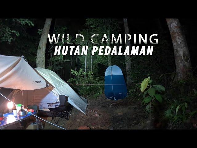 Camping di Hutan Pedalaman di Hulu Sungai Air Terjun, Tengas Catch and Cook, Masak Kari Ayam